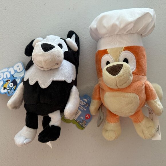 Bluey Friends - Mackenzie and Chef Bingo  Plush Soft and Cuddle Stuffed … - Picture 1 of 2